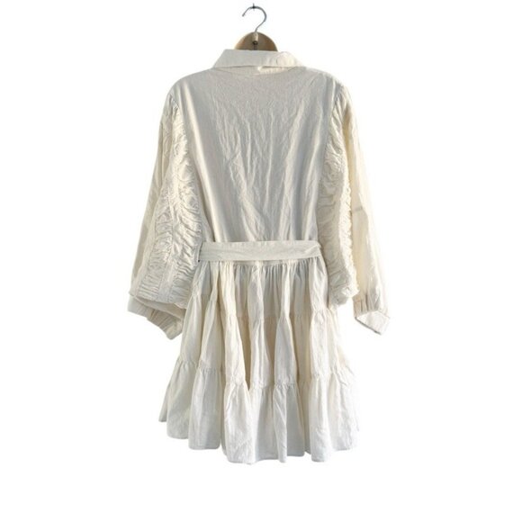 Free People Hampton Mini Dress in Ivory Woman's Sz L Sold on REVOLVE - Picture 6 of 10